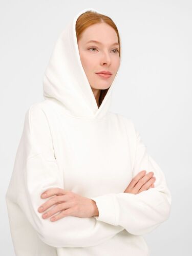 Худи оверсайз унисекс Tolla, молочное, размер XS/S 7