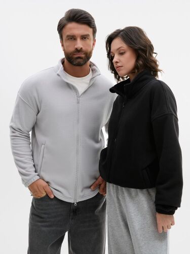 Куртка флисовая унисекс Nebo, черная, размер S 7