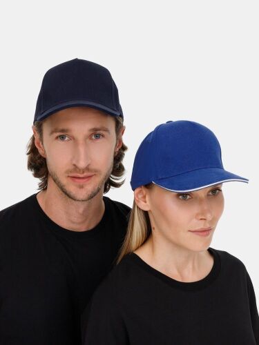 Бейсболка Classic 2.0, темно-синяя 7