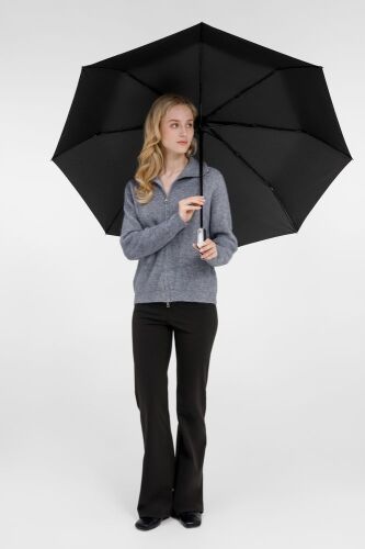 Зонт складной Fiber, темно-синий 5