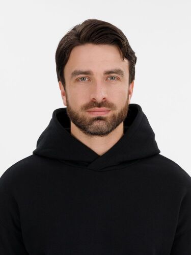 Худи оверсайз унисекс Snuggie, черное, размер XL/XXL 2 Худи оверсайз унисекс Snuggie, черное, размер XL/XXL 2