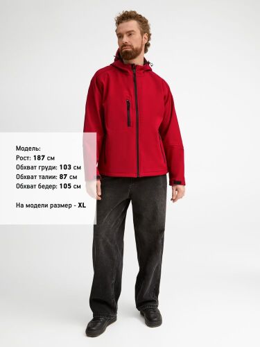 Куртка мужская с капюшоном Replay Men красная, размер S 7