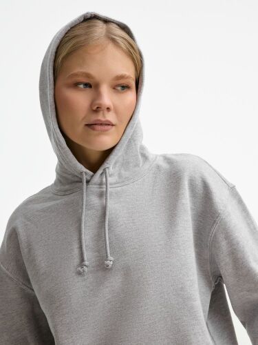 Худи унисекс Condor, серый меланж, размер XL 4