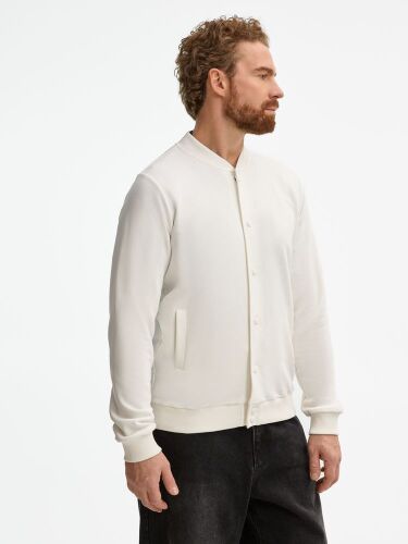 Бомбер унисекс Nuppu, молочно-белый, размер M 5