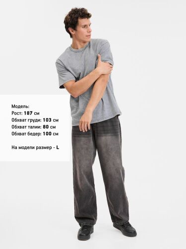 Футболка унисекс Berwi, серая, размер M 1