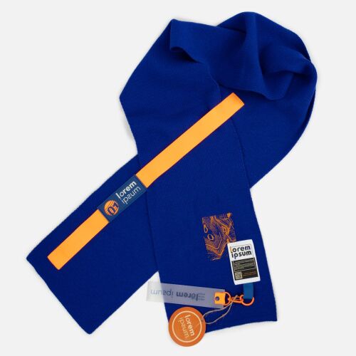 Шарф Urban Flow, ярко-синий 6