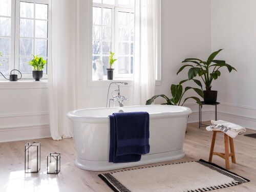 Полотенце Meliora, большое, темно-синее 4 Полотенце Meliora, большое, темно-синее 4