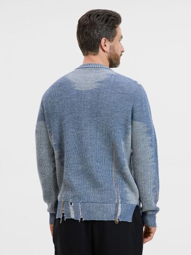 Джемпер Denim свободного силуэта на заказ, полушерсть, размер L 7