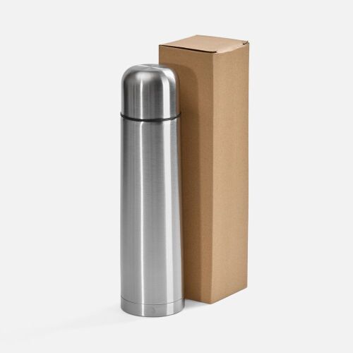 Термос Plain 1000, серебристый 4