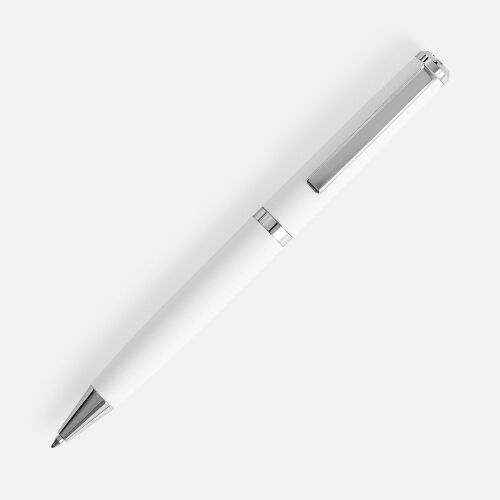 Ручка шариковая Inkish Chrome в футляре, белая 2