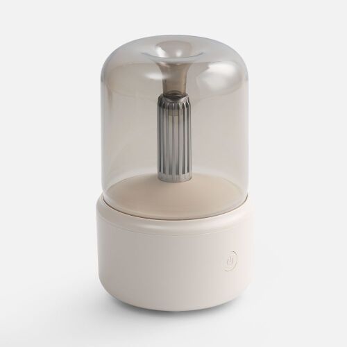 Увлажнитель-ароматизатор с подсветкой mistFlicker, молочно-белый 2