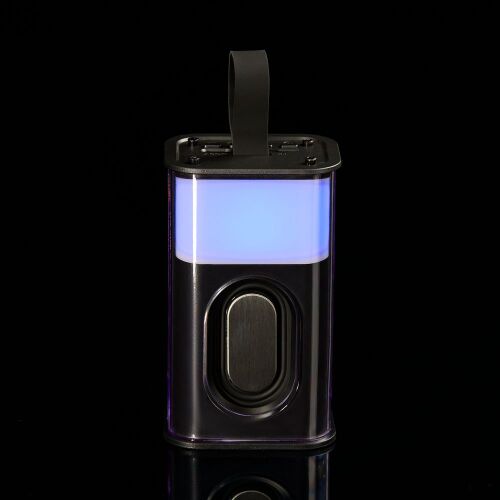 Bluetooth-колонка с подсветкой Groove, серая 7