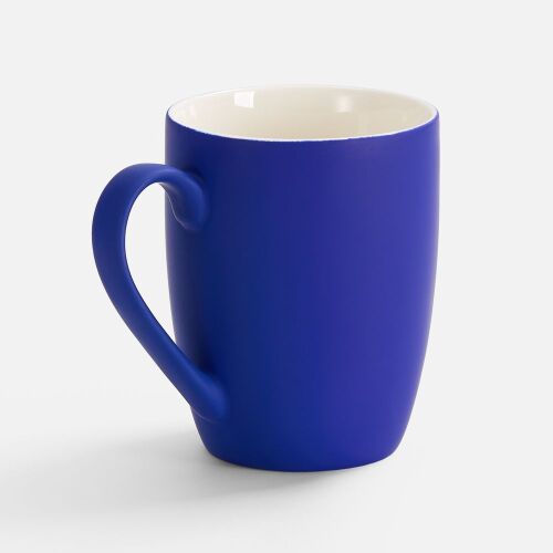 Кружка Good Morning с покрытием софт-тач, ver.2, синяя 2
