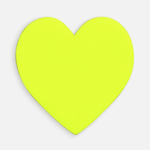 Наклейка тканевая Lunga Cor, M, желтый неон 1