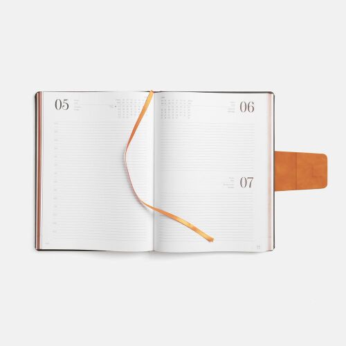 Ежедневник Grande Strap на заказ, датированный, серый 7 Ежедневник Grande Strap на заказ, датированный, серый 7
