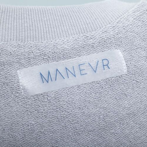 Свитшот оверсайз унисекс Vozduh, светло-серый, размер XL/XXL 7