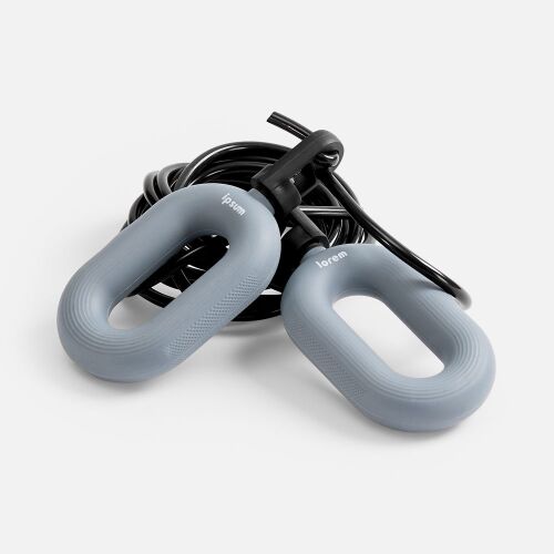 Мультифункциональная скакалка с эспандером Multi McFly, серая 6