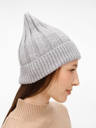 Шапка Bellish, светло-серый меланж 3