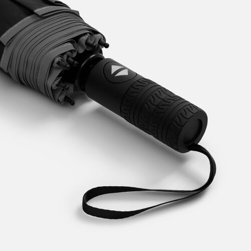 Зонт складной Tyre, черный 6