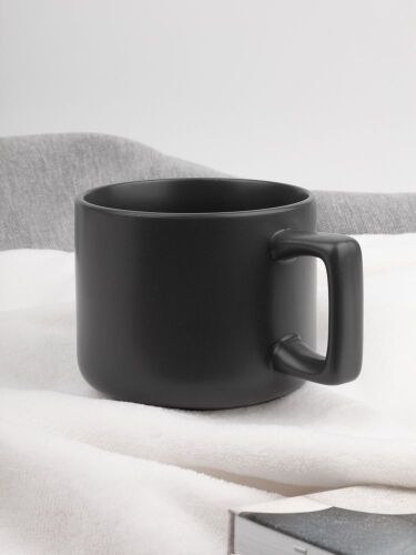 Чашка Jumbo в коробке матовая, темно-серая 4