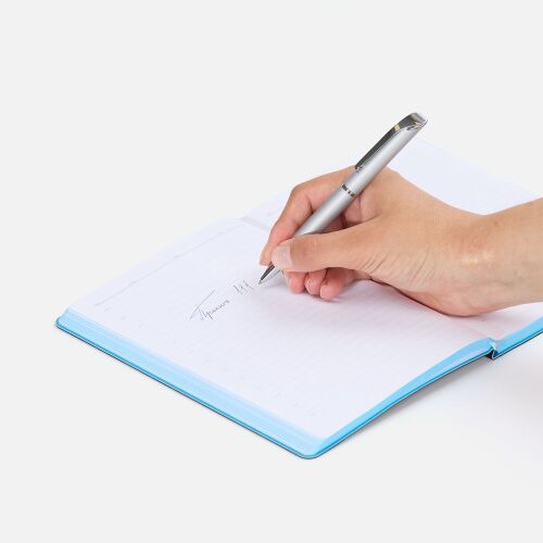 Ручка шариковая Glide, серая 4