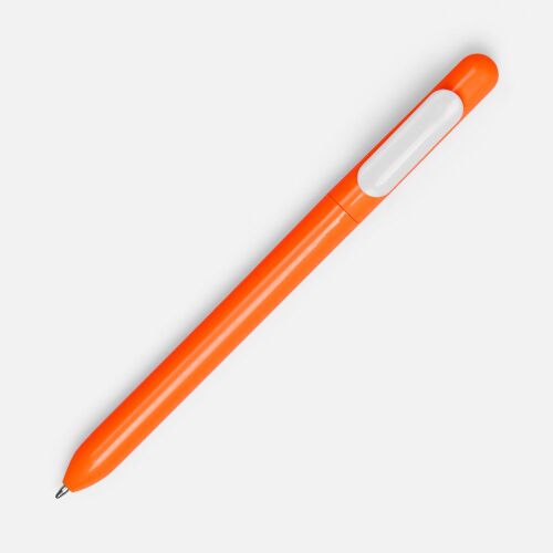 Ручка шариковая Swiper, оранжевая с белым 2 Ручка шариковая Swiper, оранжевая с белым 2