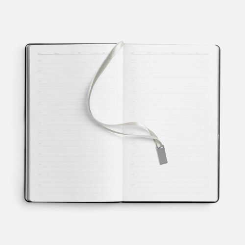 Ежедневник Petrus, недатированный, черный с серебром 7