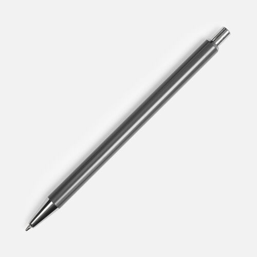 Ручка шариковая Slim Beam, серая 1