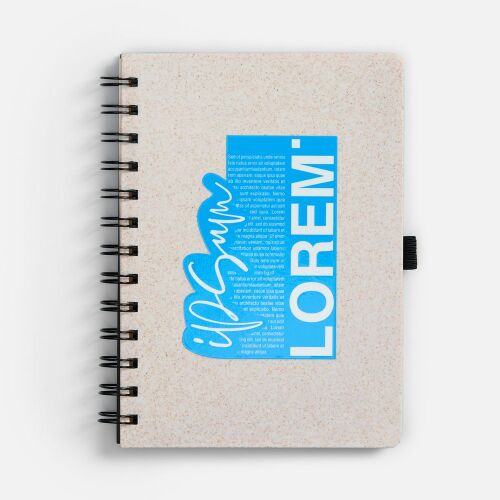 Блокнот на спирали Intrigo, белый 7