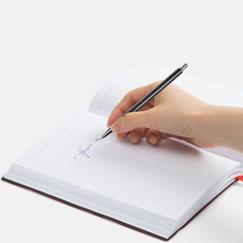 Ручка шариковая Slim Beam, черная 3 Ручка шариковая Slim Beam, черная 3