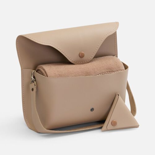 Плед Voyage в кофре, бежевый 2