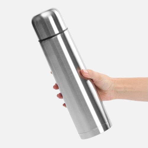 Термос Plain 1000, серебристый 3