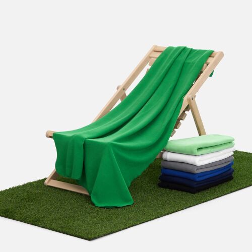 Флисовый плед Warm&Peace XL, зеленый 6
