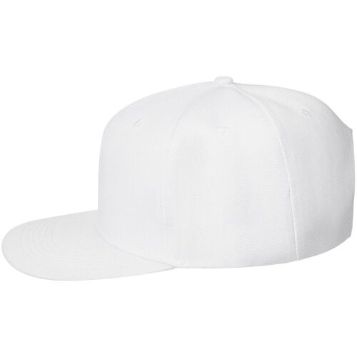 Бейсболка Snapback с прямым козырьком, белая 1