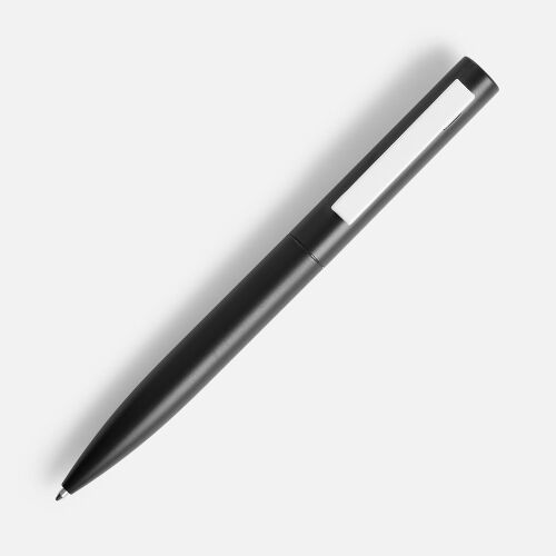 Ручка шариковая Inkolor, черная с белым 2