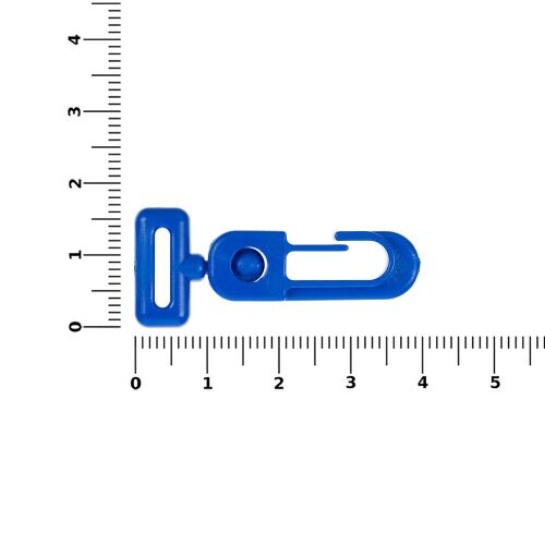 Застежка-карабин Сarabine, S, синий 2