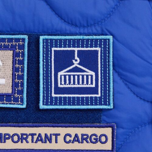 Шеврон из габардина Gabo S, синий 5