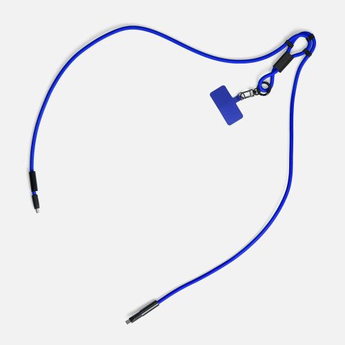 Кабель-ланьярд energyFlex Power Delivery 60 Вт, темно-синий 1