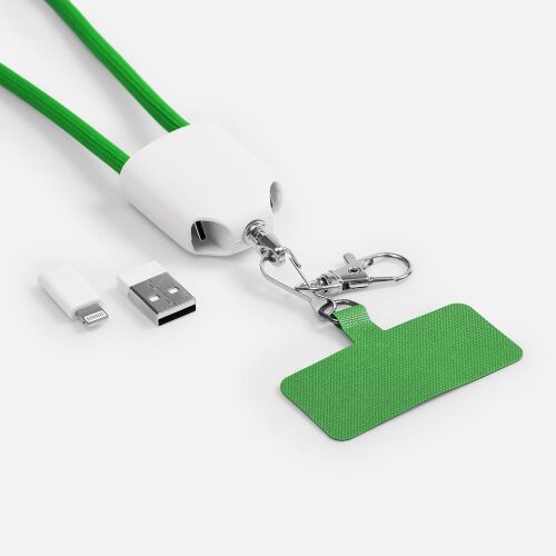 Кабель-ланьярд energyFlex Pro, зеленый 4