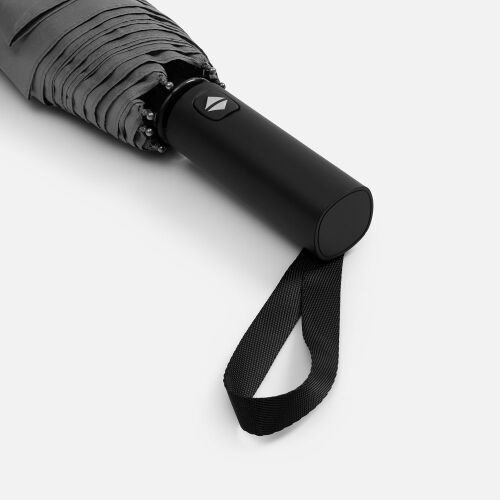 Зонт складной Smooth Move с плавным закрытием, серый 6