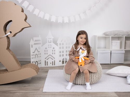 Мягкая игрушка Beastie Toys, лисенок с белым шарфом 7 Мягкая игрушка Beastie Toys, лисенок с белым шарфом 7
