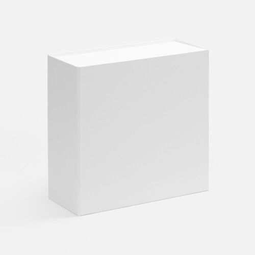 Коробка складная Quadra Fold, белая 2