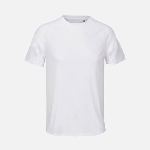 Футболка спортивная унисекс Vortex, белая, размер M