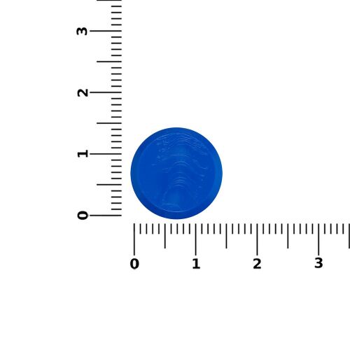 Двойной фиксатор для шнура Brogy, синий 2