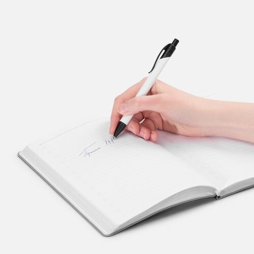 Ручка шариковая Undertone Black Soft Touch, белая 4