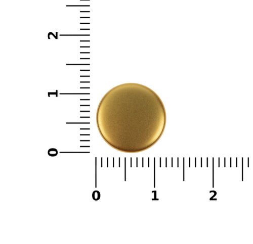 Кнопка Clavis, M, золотистая 1