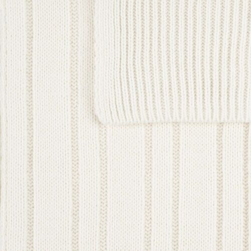 Шарф Knit Beat, белый (молочный) 4 Шарф Knit Beat, белый (молочный) 4