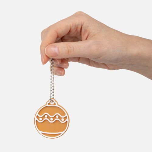 Мини-подвеска «Пряник», 3D-печать на заказ, шарик 2 Мини-подвеска «Пряник», 3D-печать на заказ, шарик 2