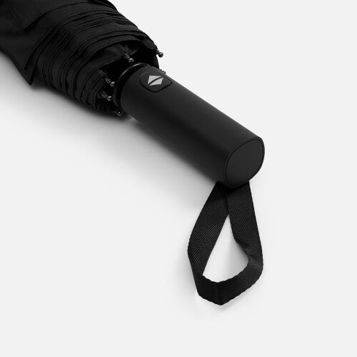 Зонт складной Smooth Move с плавным закрытием, черный 6