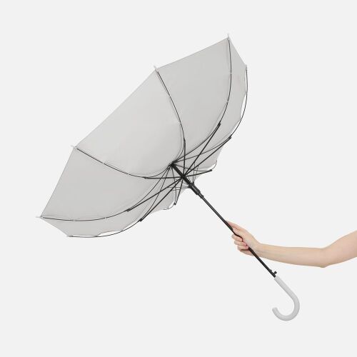 Зонт-трость Jolly Brolly, светло-серый 5